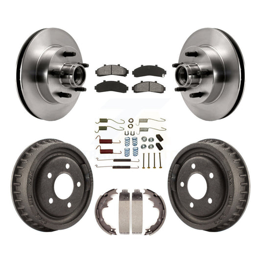 Standard Brake Kit For 2000 Ford Ranger RWD and with 2-Wheel ABS and Coil front springs. With 9" Diameter Drum K8S-102199 Transit Auto