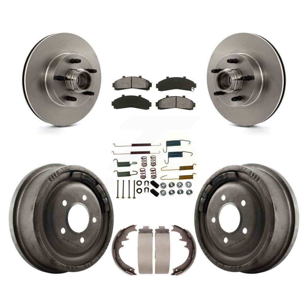Standard Brake Kit For 1999 Ford Ranger RWD and with 2-Wheel ABS and Torsion Bar front springs. With 10" Diameter Drum K8S-102200 Transit Auto