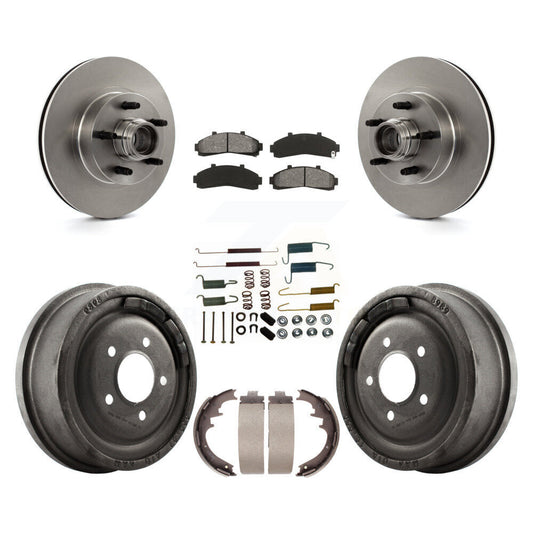 Standard Brake Kit For 2002 Ford Ranger 4WD and with 4-Wheel ABS. With 10" Diameter Drum K8S-102200 Transit Auto