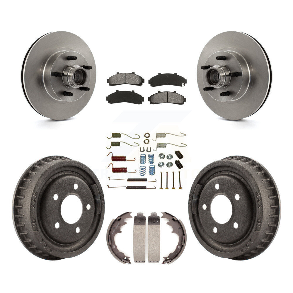 Standard Brake Kit For 1999 Ford Ranger RWD and with 2-Wheel ABS and Torsion Bar front springs. With 9" Diameter Drum K8S-102202 Transit Auto