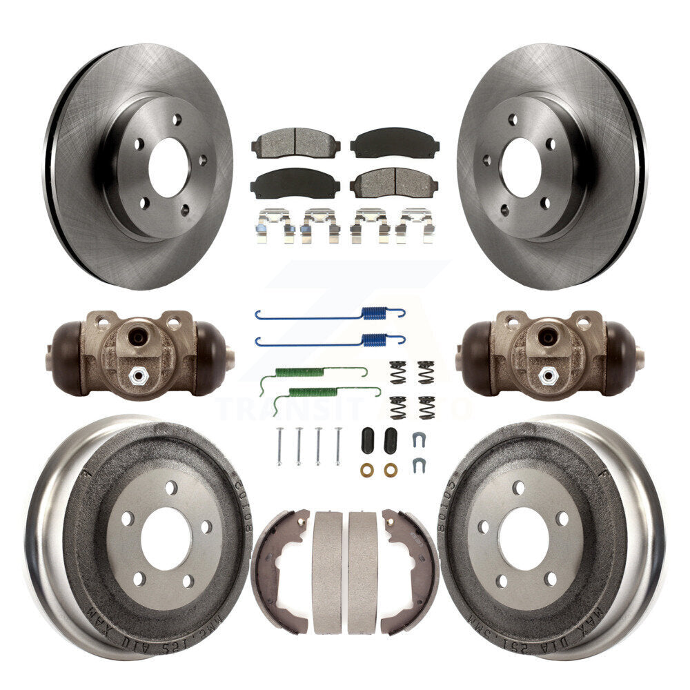 Standard Brake Kit For 2003 Saturn Vue From Chassis/VIN #3S823795 K8S-102215 Transit Auto