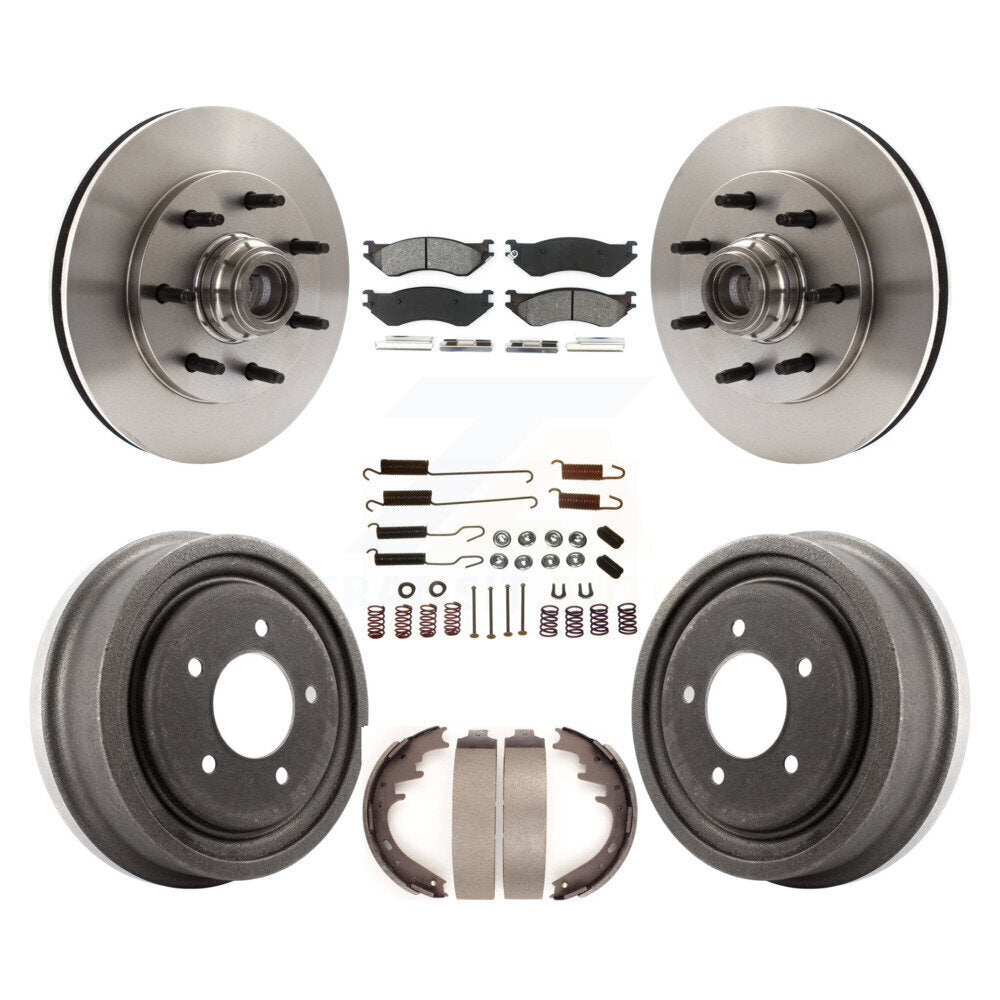 Standard Brake Kit For 1999 Ford F-150 RWD. With 7 Lug Wheels and With 12mm Wheel Lugs and With 4 Wheel ABS K8S-102287 Transit Auto