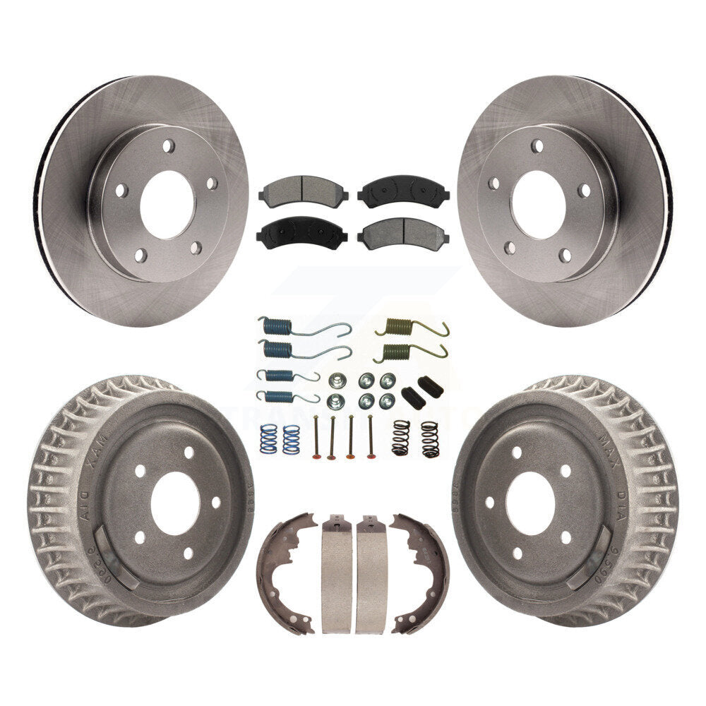 Standard Brake Kit For 1997 GMC Jimmy 4WD and with Drum rear brakes. With Rear Disc Brakes K8S-102290 Transit Auto