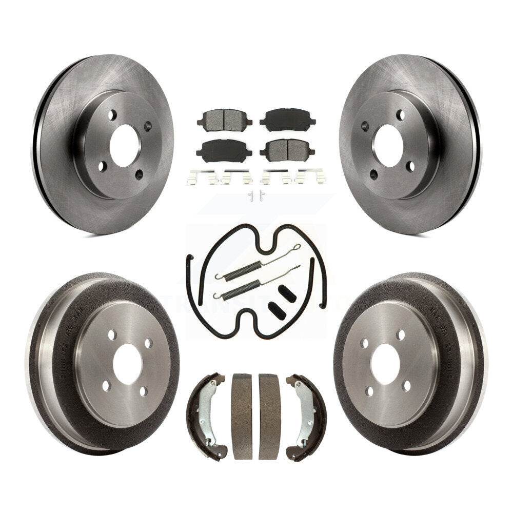 Standard Brake Kit For 2008 Pontiac G5 Drum rear brakes. With 4 Lug Wheels and With Rear Drum Brakes K8S-102298 Transit Auto