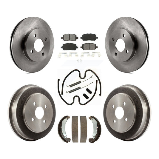 Standard Brake Kit For 2007 Pontiac G5 Drum rear brakes. With 4 Lug Wheels and With Rear Drum Brakes K8S-102298 Transit Auto