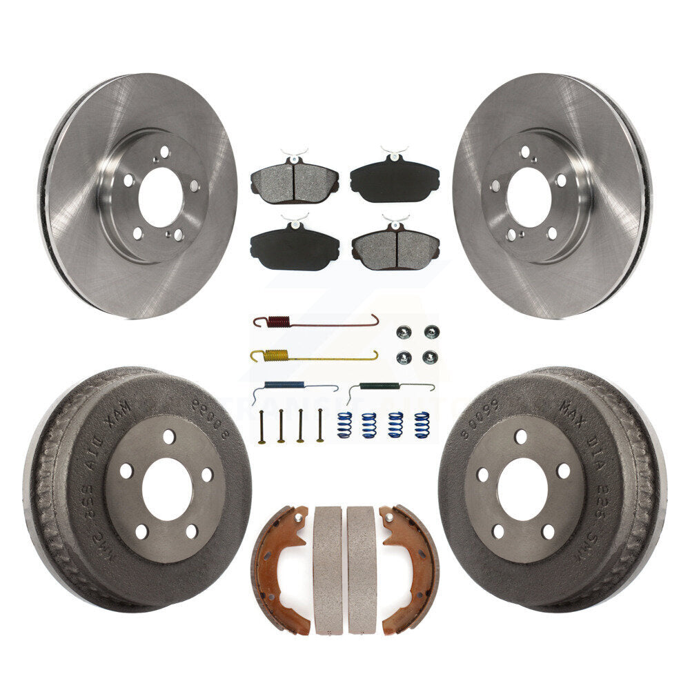 Standard Brake Kit For 2001 Ford Taurus Sedan and with Drum rear brakes. With Police or Taxi Package K8S-102322 Transit Auto