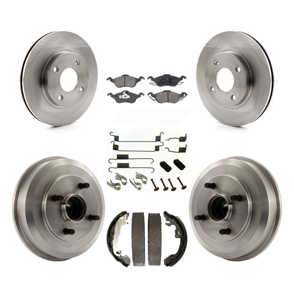 Standard Brake Kit For 2001 Ford Focus Without ABS Tone Ring and Wheel Bearing Included K8S-102323 Transit Auto