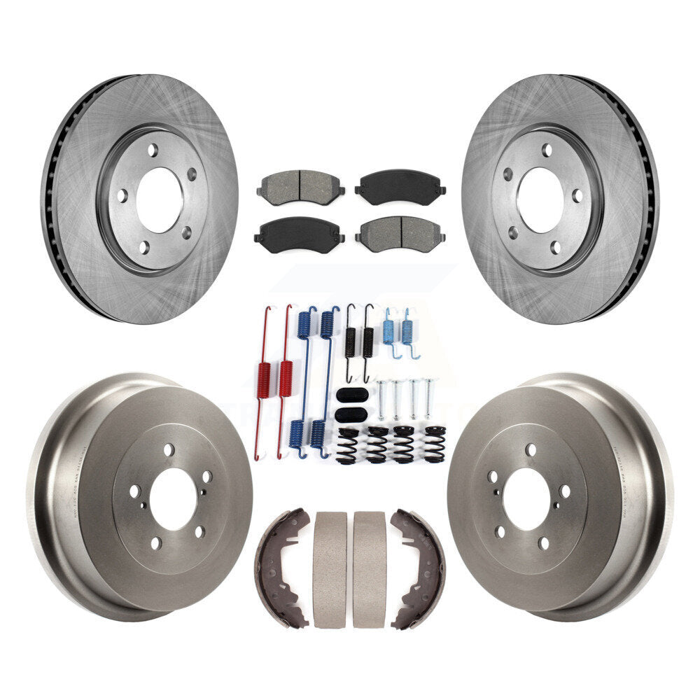 Standard Brake Kit For 2003 Chrysler Voyager Drum rear brakes and with Non-ABS K8S-102348 Transit Auto