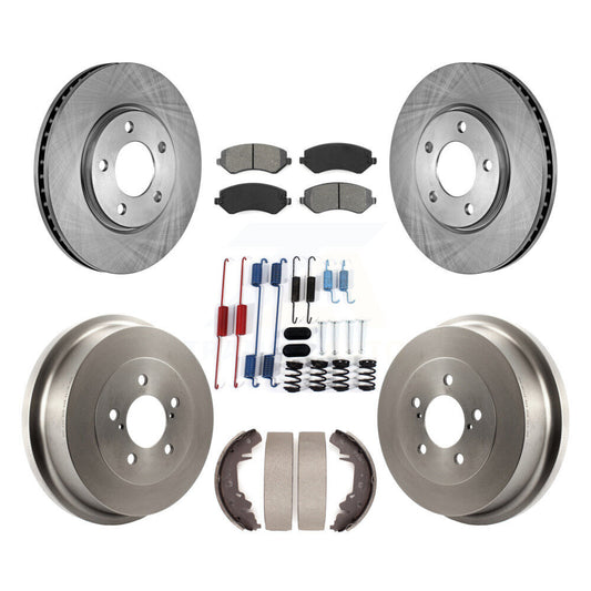 Standard Brake Kit For 2003 Chrysler Voyager Drum rear brakes and with Non-ABS K8S-102348 Transit Auto