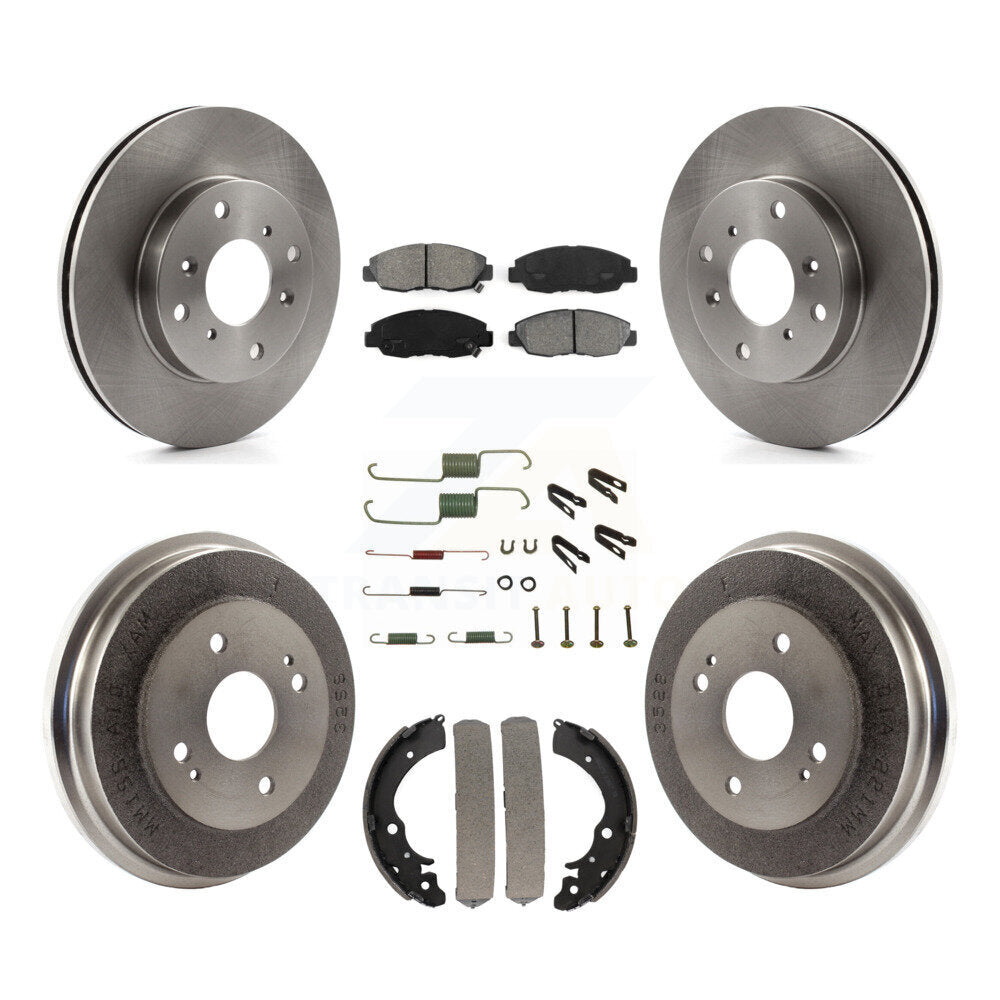 Standard Brake Kit For 2001 Honda Accord LX/DX/Value Package and with Sedan and 2.3L and Drum rear brakes K8S-102371 Transit Auto