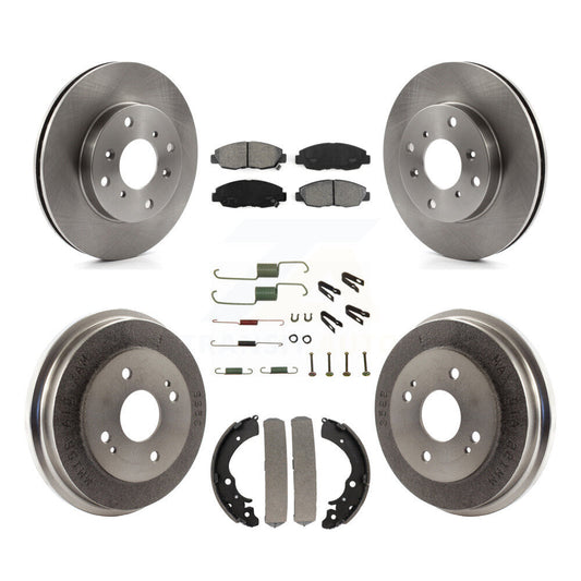 Standard Brake Kit For 2001 Honda Accord LX/DX/Value Package and with Sedan and 2.3L and Drum rear brakes K8S-102371 Transit Auto