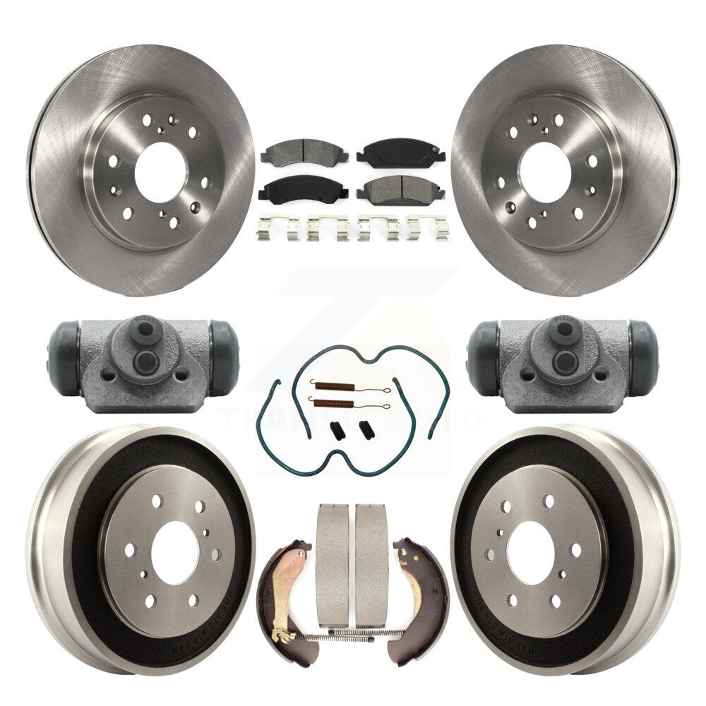 Standard Brake Kit For 2005 GMC Sierra 1500 Drum rear brakes. With 6400 Lb GVW K8S-102485 Transit Auto