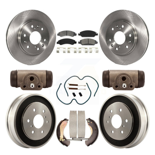 Standard Brake Kit For 2005 Chevrolet Silverado 1500 Crew Cab Pickup and with Drum rear brakes. With 7000 Lb GVW K8S-102486 Transit Auto