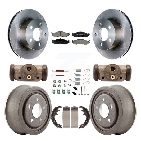 Standard Brake Kit For 1998 Jeep TJ 4-Wheel ABS. With 9" Diameter Drum K8S-102514 Transit Auto