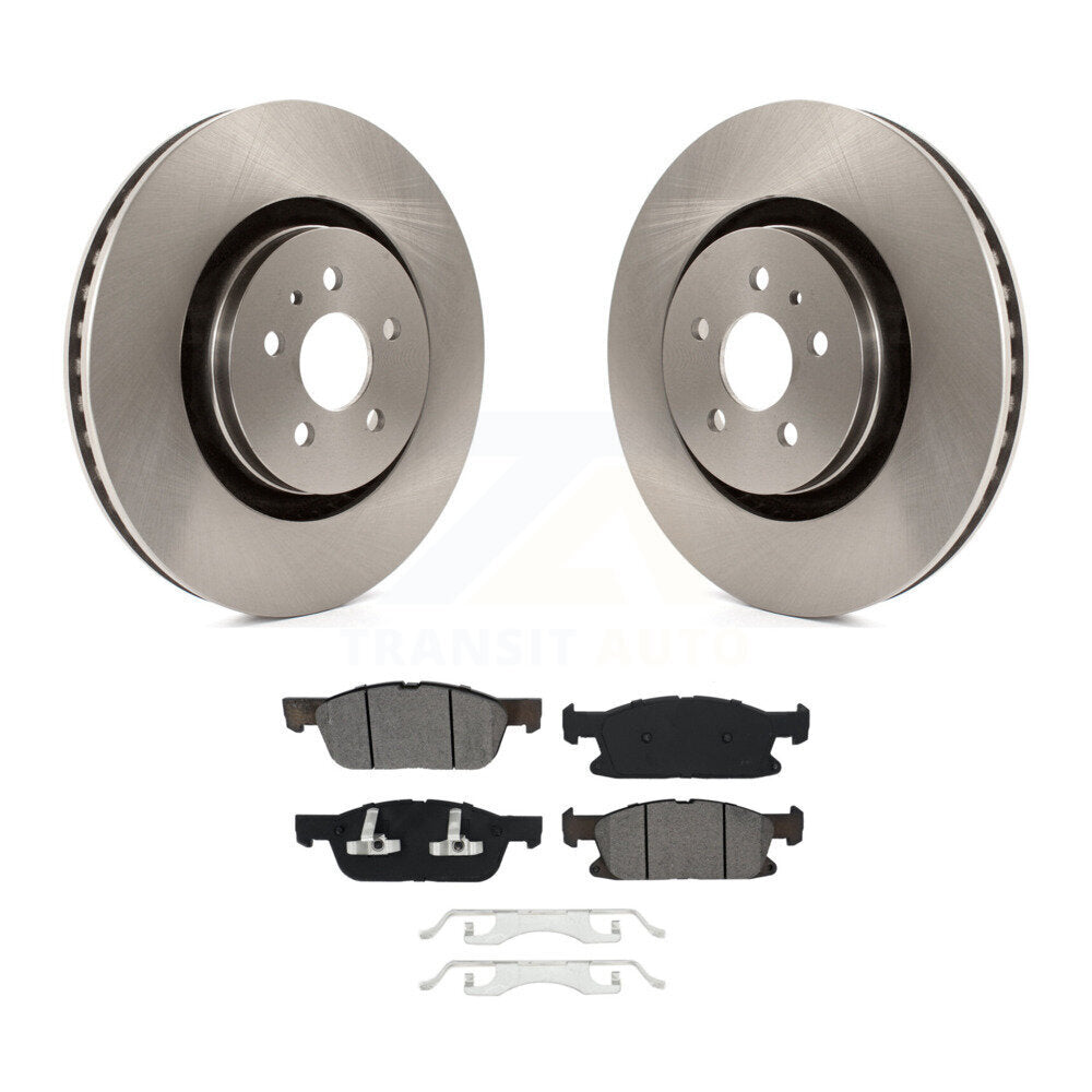 Standard Brake Kit For 2021 Lincoln Nautilus With Solid Rear Rotors K8S-102676 Transit Auto