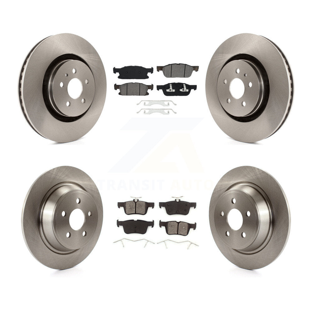 Standard Brake Kit For 2021 Lincoln Nautilus With Solid Rear Rotors K8S-102676 Transit Auto