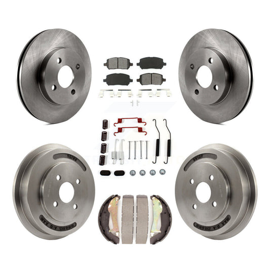 Standard Brake Kit For 2010 Pontiac G5 With 4 Lug Wheels and With Rear Drum Brakes K8S-102848 Transit Auto