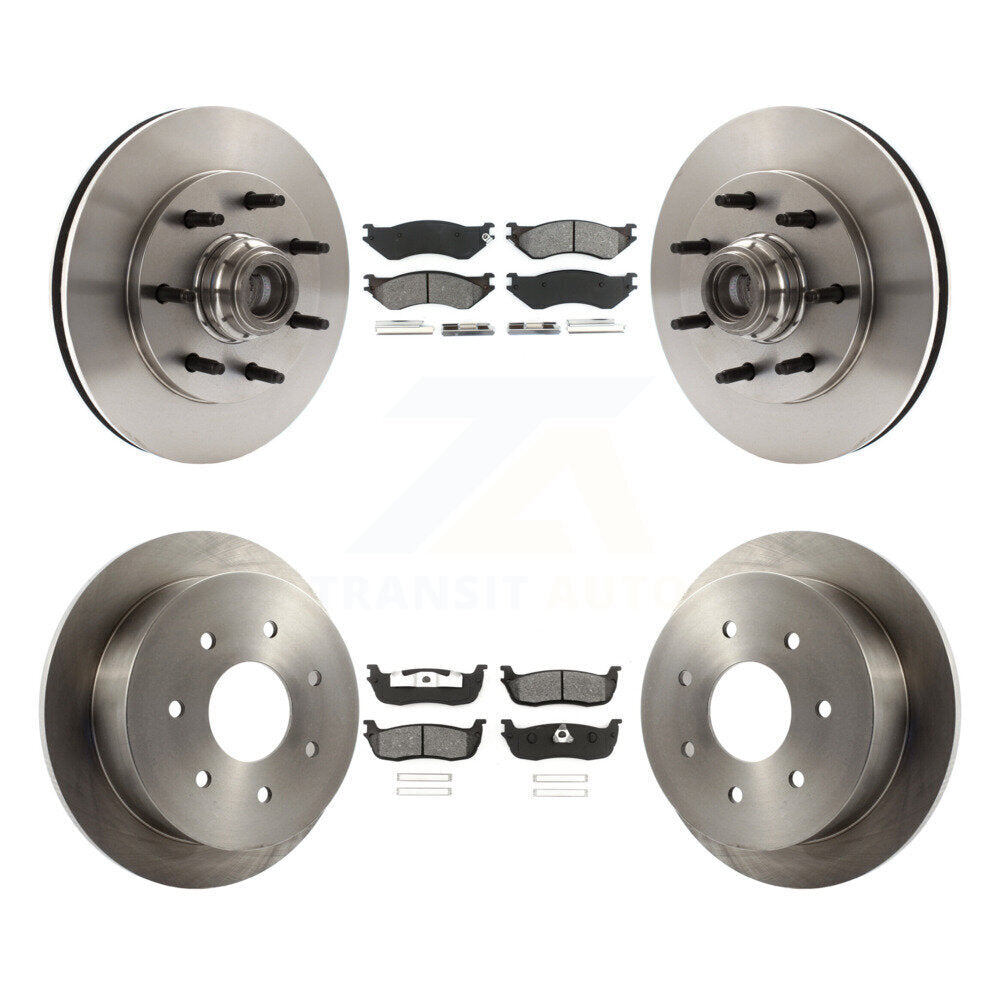 Standard Brake Kit For 2000 Ford F-150 RWD. With 7 Lug Wheels and With 12mm Wheel Lugs and With 4 Wheel ABS K8S-103073 Transit Auto