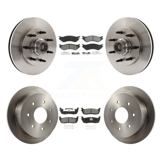 Standard Brake Kit For 2003 Ford F-150 RWD. With 7 Lug Wheels and With 12mm Wheel Lugs and With 4 Wheel ABS K8S-103073 Transit Auto
