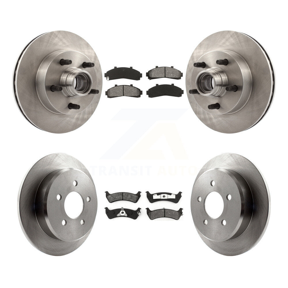 Standard Brake Kit For 1999 Ford Ranger RWD and with 4-Wheel ABS. With 261mm Diameter Front Rotor K8S-103075 Transit Auto