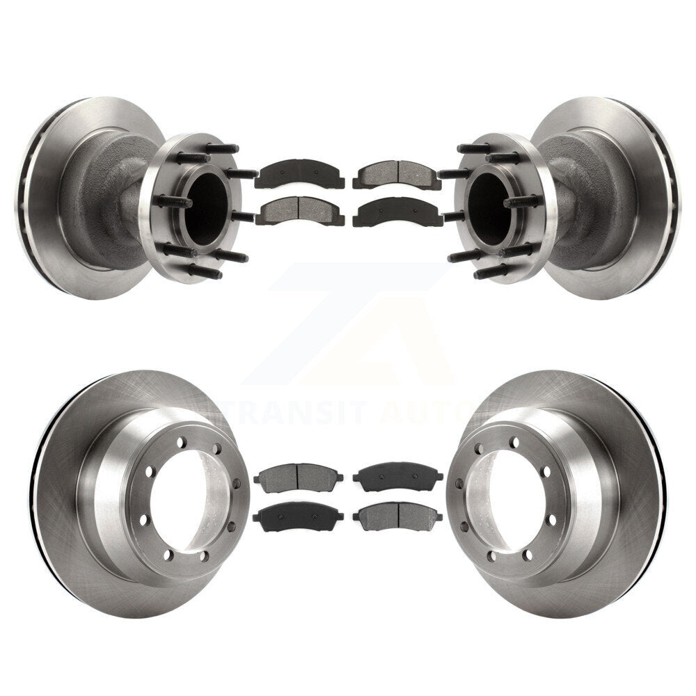 Standard Brake Kit For 1999 Ford F-350 Super Duty RWD and with 4-Wheel ABS. With Dual Rear Wheels and With Twin I-Beam Axle K8S-103077 Transit Auto