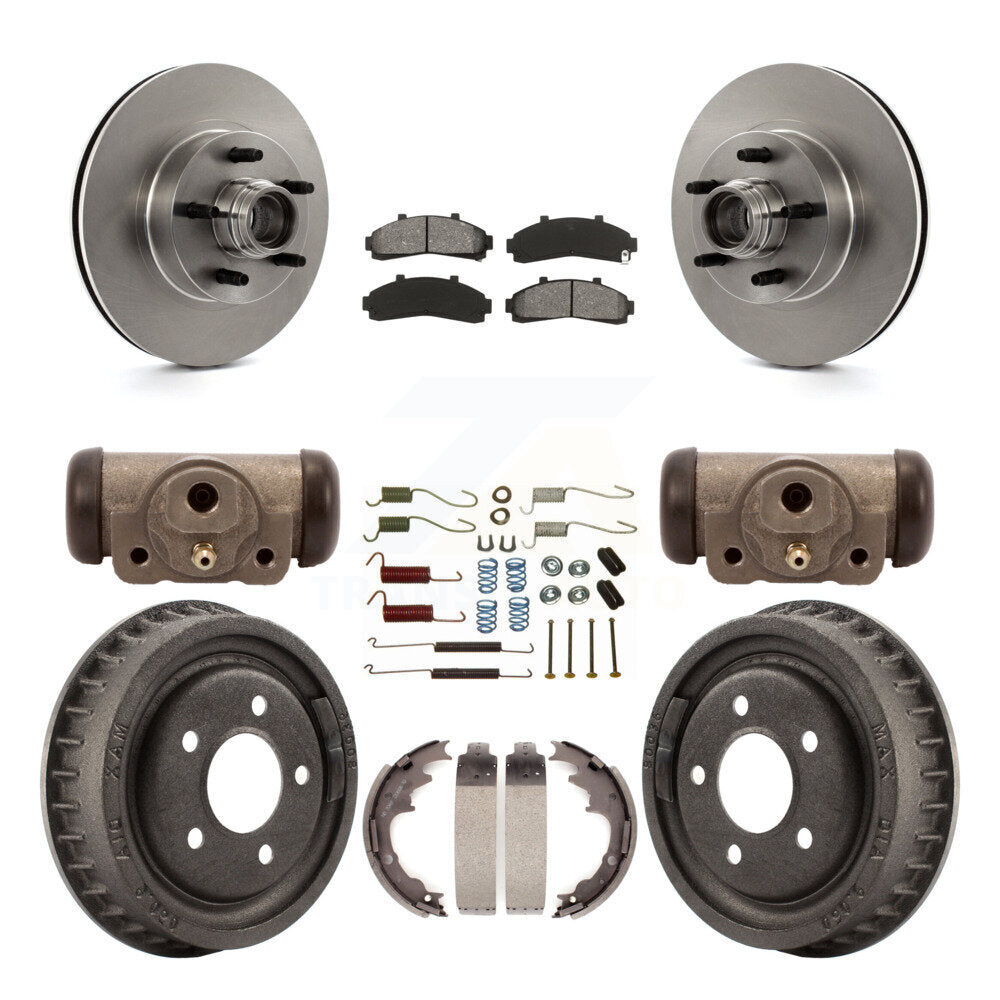 Standard Brake Kit For 2001 Ford Ranger RWD and with 2-Wheel ABS and Torsion Bar front springs. With 9" Diameter Drum K8S-103177 Transit Auto