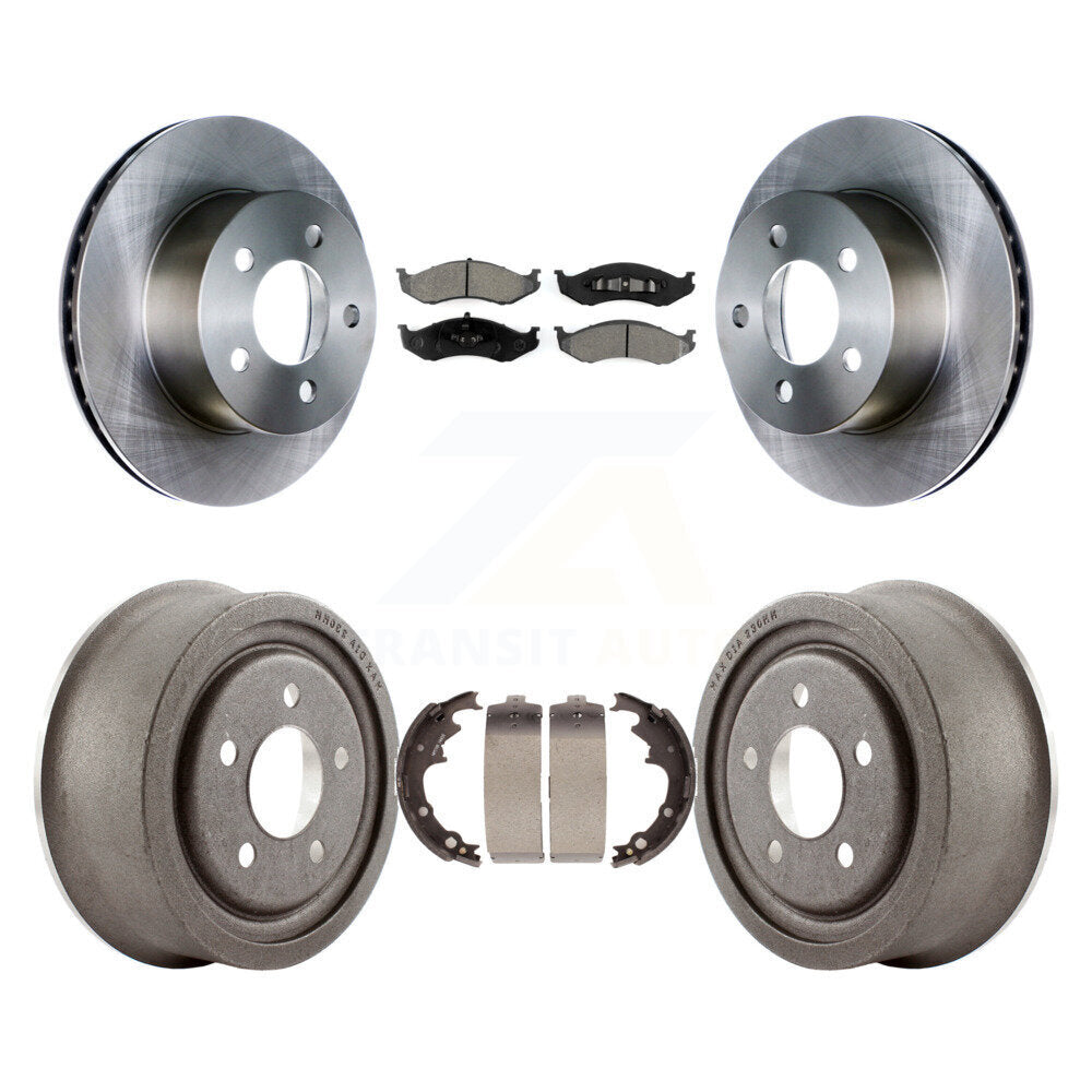Standard Brake Kit For 1999 Jeep TJ With 1-1/8" Wheel Stud K8S-103253 Transit Auto