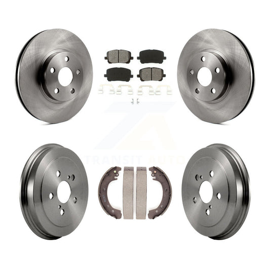 Standard Brake Kit For 2003 Toyota Corolla Japan Production Identified By 1st Digit Of VIN J and To 03/03, or North American Production Identified By 1st Digit Of VIN 1, 2, 4 Or 5 K8S-103438 Transit Auto