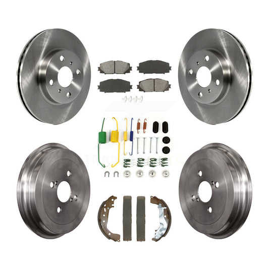 Standard Brake Kit For 2014 Toyota Yaris L/LE and with Drum rear brakes. From 04/14 K8S-103828 Transit Auto