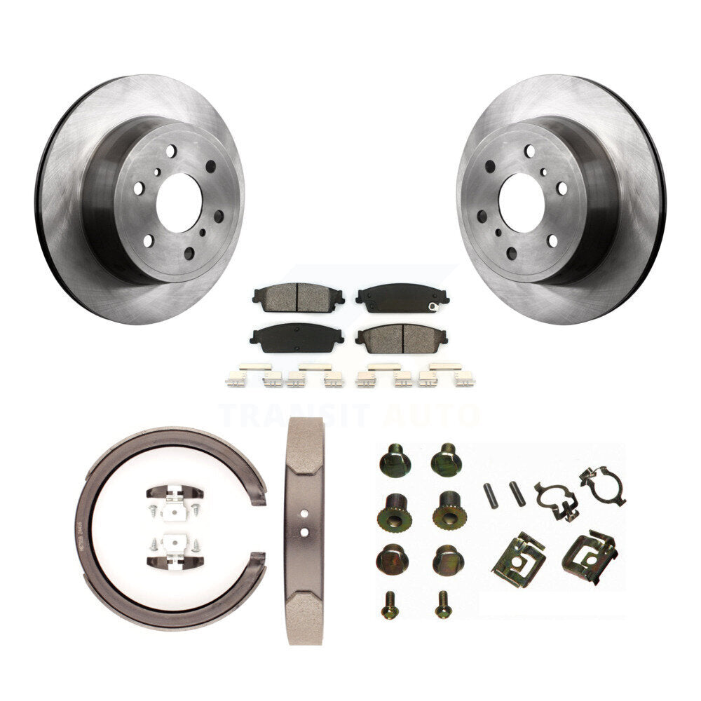 Standard Brake Kit For 2008 Chevrolet Silverado 1500 With 6400 Lb GVW and Except Vehicles Using Hold Down Pins K8S-102485 Transit Auto