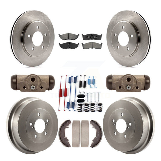 Standard Brake Kit For 2000 Chrysler Grand Voyager With 5 Lug Wheels and With 281mm Diameter Front Rotor K8S-105032 Transit Auto