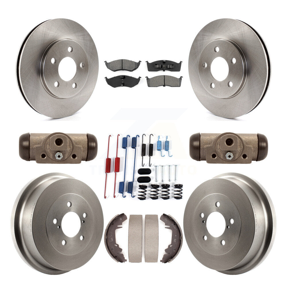 Standard Brake Kit For 2000 Chrysler Grand Voyager With 5 Lug Wheels and With 256mm Diameter Front Rotor K8S-105033 Transit Auto