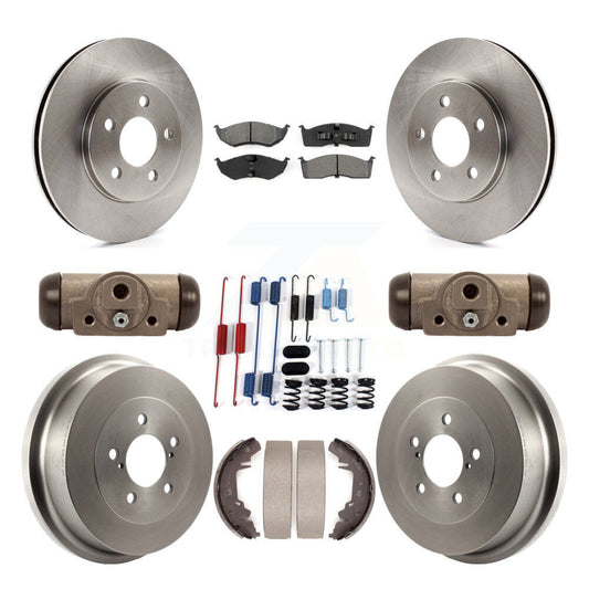Standard Brake Kit For 2000 Chrysler Grand Voyager With 5 Lug Wheels and With 256mm Diameter Front Rotor K8S-105033 Transit Auto