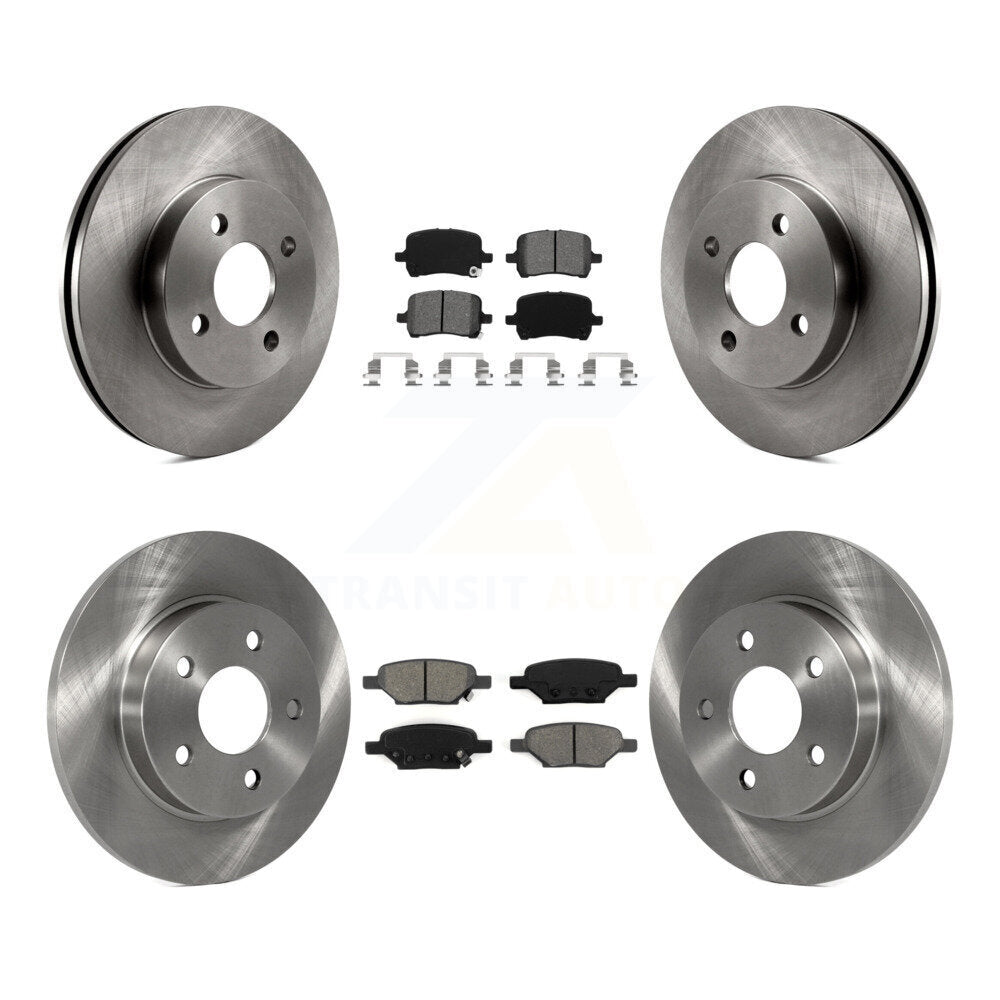Standard Brake Kit For 2008 Pontiac G5 Disc rear brakes. With Rear Drum Brakes and With 4 Lug Wheels K8S-105084 Transit Auto