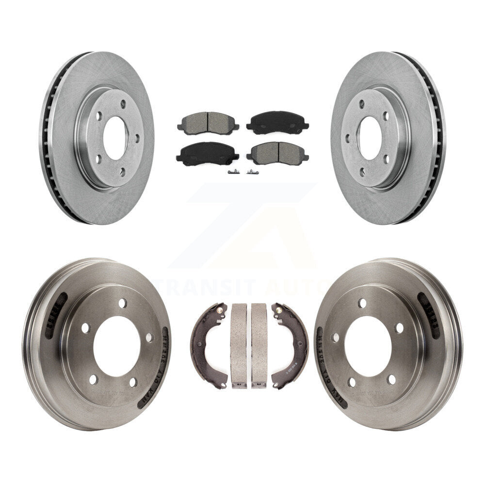 Standard Brake Kit For 2009 Mitsubishi Lancer DE and with Drum rear brakes K8S-105128 Transit Auto