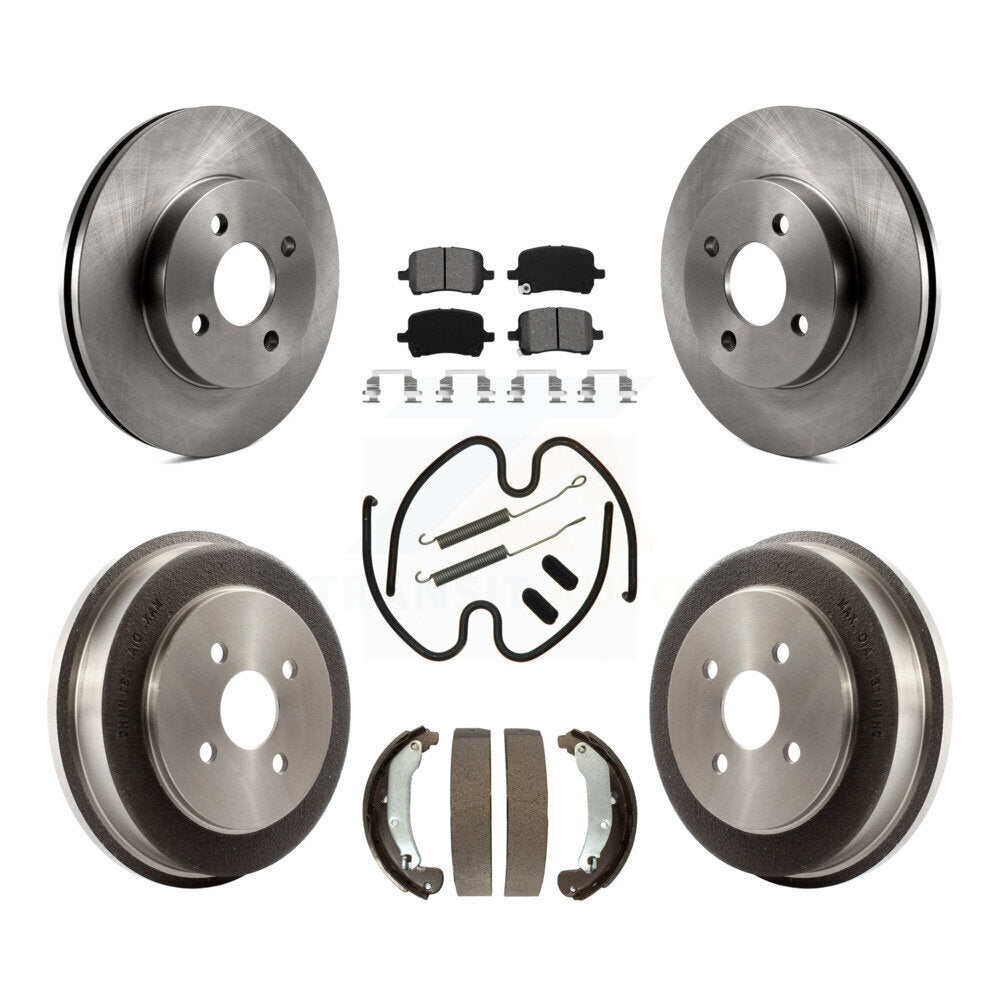 Standard Brake Kit For 2007 Pontiac G5 Disc rear brakes. With 4 Lug Wheels and With Rear Drum Brakes K8S-105143 Transit Auto
