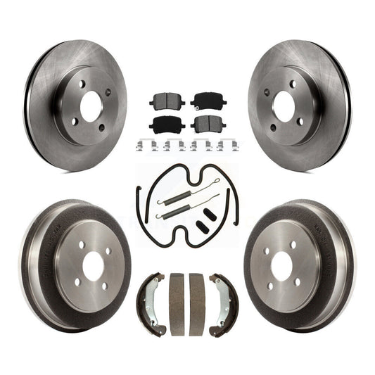 Standard Brake Kit For 2007 Pontiac G5 Disc rear brakes. With 4 Lug Wheels and With Rear Drum Brakes K8S-105143 Transit Auto