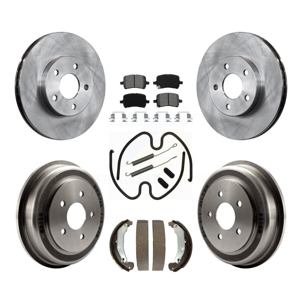 Standard Brake Kit For 2007 Pontiac G5 Disc rear brakes. With 5 Lug Wheels and With Rear Drum Brakes K8S-105144 Transit Auto