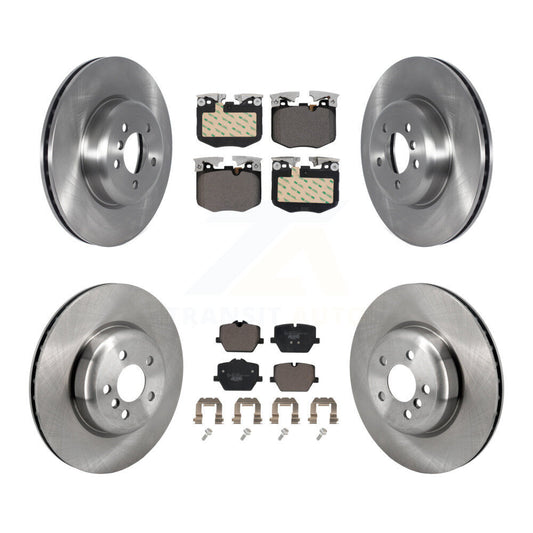 Standard Brake Kit For 2019 BMW 330i With Blue Painted Calipers and With 345mm Diameter Rear Rotor K8T-104479 Transit Auto