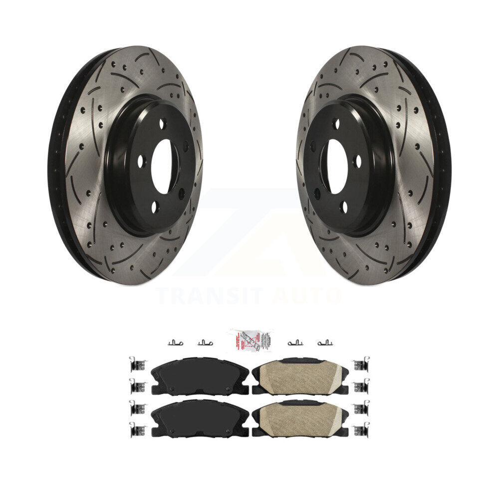 Performance Upgrade Brake Kit For 2014 Dodge Charger Pursuit and with RWD and 3.6L KDA-101562 Transit Auto