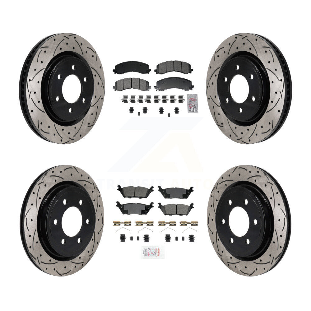 Performance Upgrade Brake Kit For 2025 Ford F-150 With Standard Brakes and With 336mm Diameter Rear Rotor KDA-103139 Transit Auto