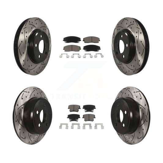 Performance Upgrade Brake Kit For 2007 Dodge Magnum RWD and with 3.5L. Without Performance Brakes and Without Heavy Duty Brakes KDC-100312 Transit Auto