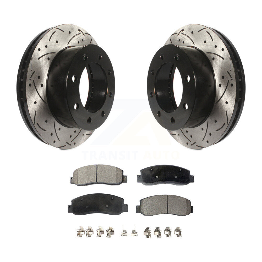 Performance Upgrade Brake Kit For 2007 Ford F-350 Super Duty 4WD. With Single Rear Wheels KDT-100211 Transit Auto