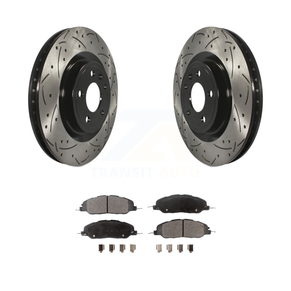Performance Upgrade Brake Kit For 2012 Ford Mustang GT. With Dual Piston Caliper KDT-100235 Transit Auto