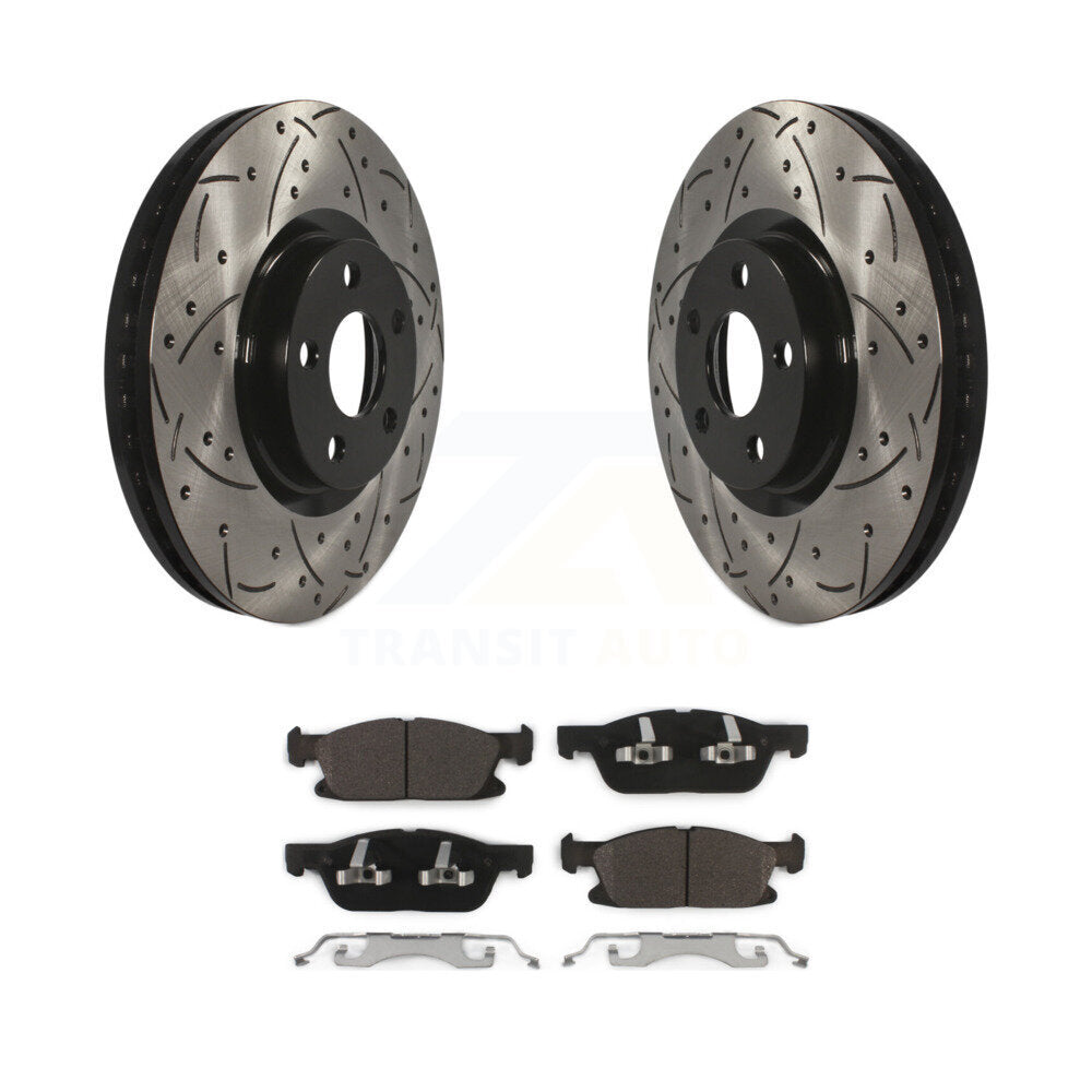 Performance Upgrade Brake Kit For 2015 Ford Edge With 316mm Diameter Front Rotor KDT-100246 Transit Auto