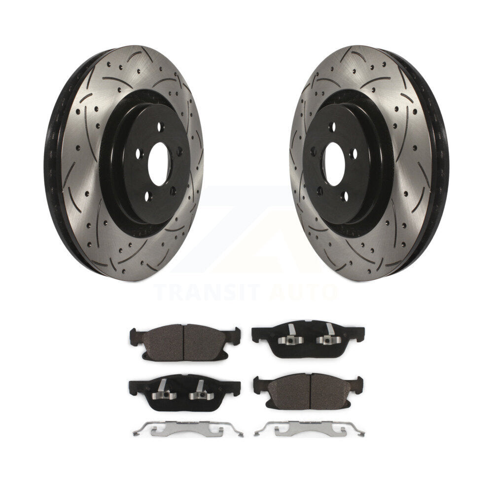 Performance Upgrade Brake Kit For 2015 Ford Edge With 345mm Diameter Front Rotor KDT-100249 Transit Auto