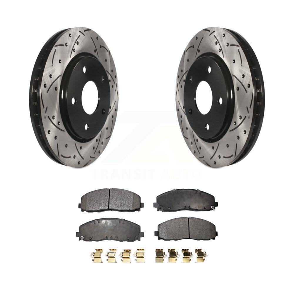Performance Upgrade Brake Kit For 2018 Dodge Grand Caravan With Single Piston Front Caliper KDT-101009 Transit Auto