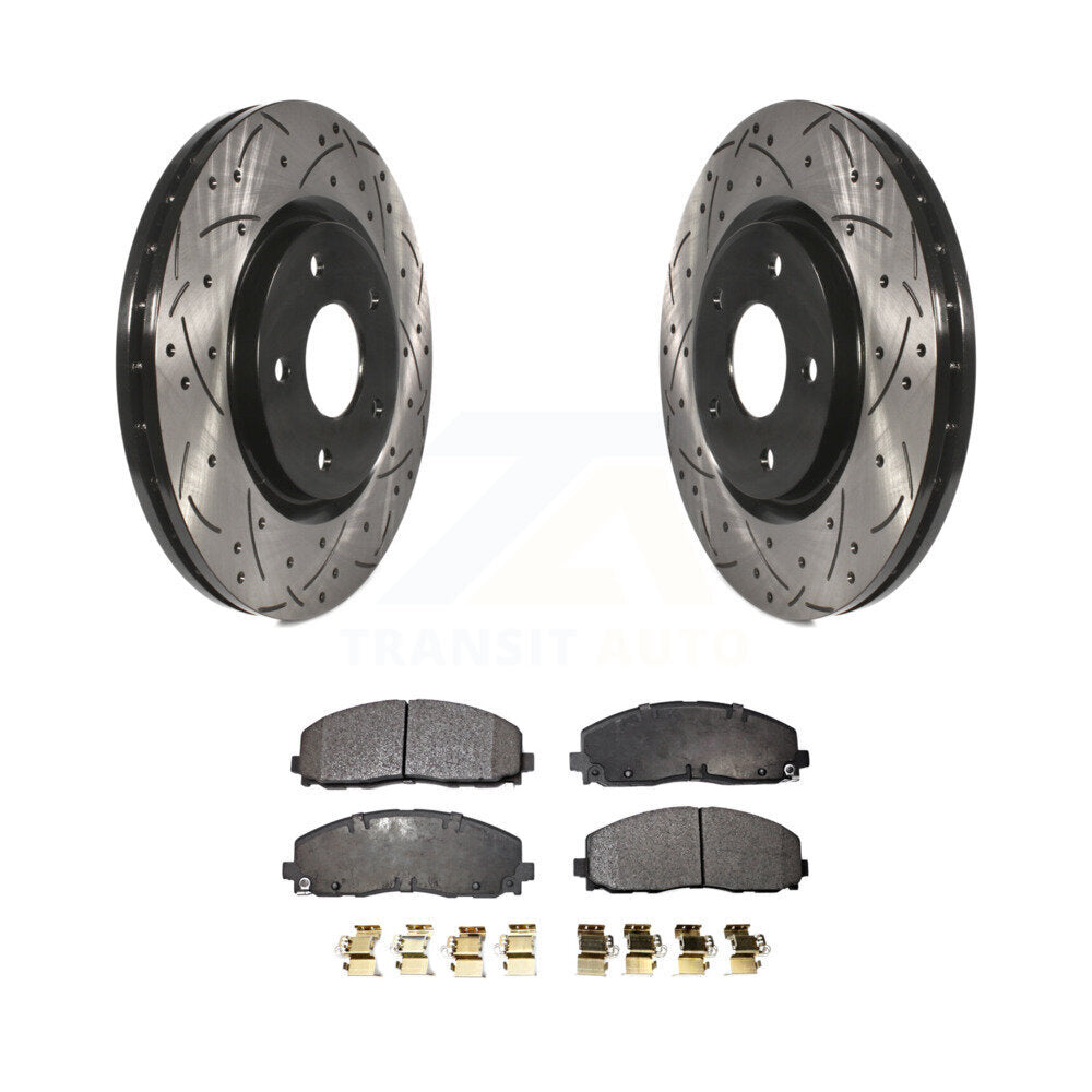 Performance Upgrade Brake Kit For 2010 Volkswagen Routan With 330mm Diameter Front Rotor KDT-101939 Transit Auto