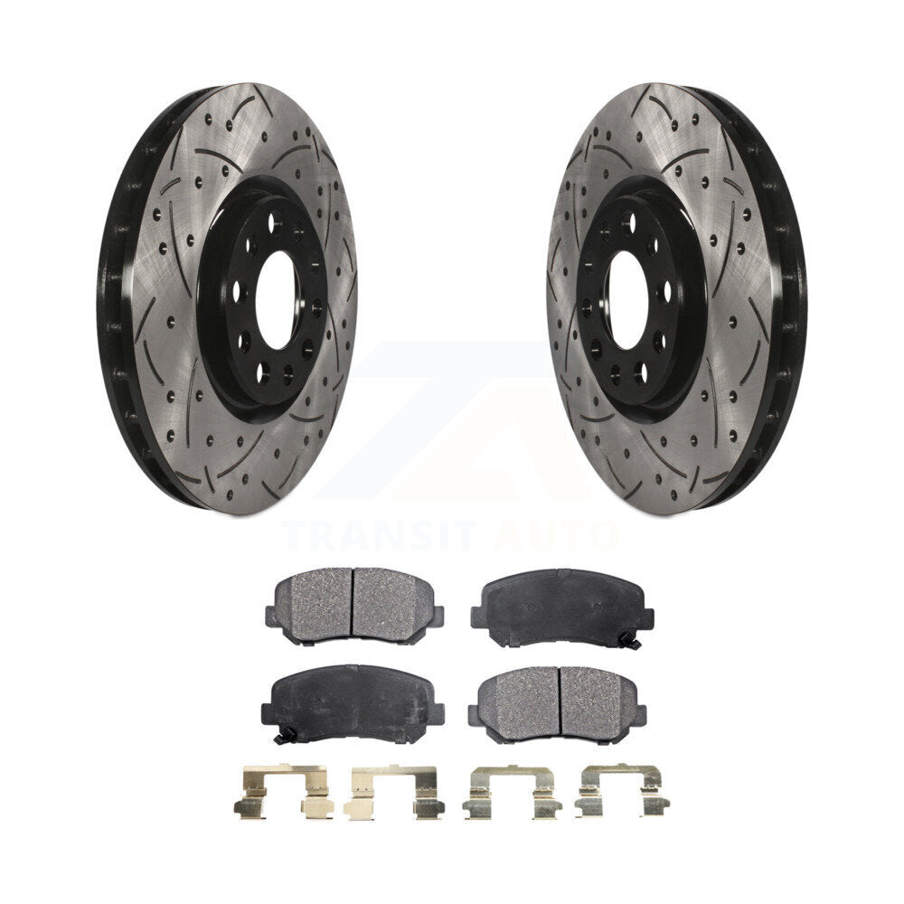 Performance Upgrade Brake Kit For 2014 Dodge Dart KDT-100271 Transit Auto