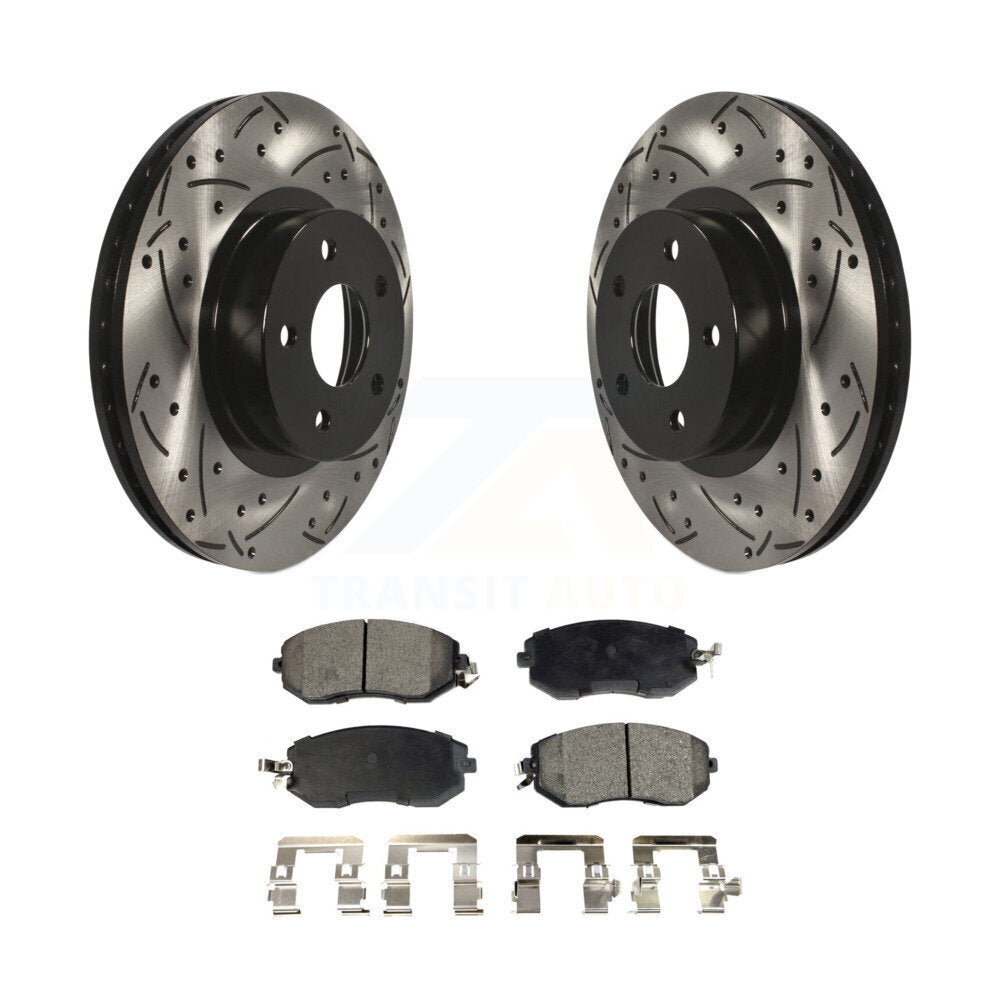 Performance Upgrade Brake Kit For 2013 Subaru Impreza Limited/Sport/Base/Sport Premium/Premium/Sport Limited/Touring KDT-100275 Transit Auto
